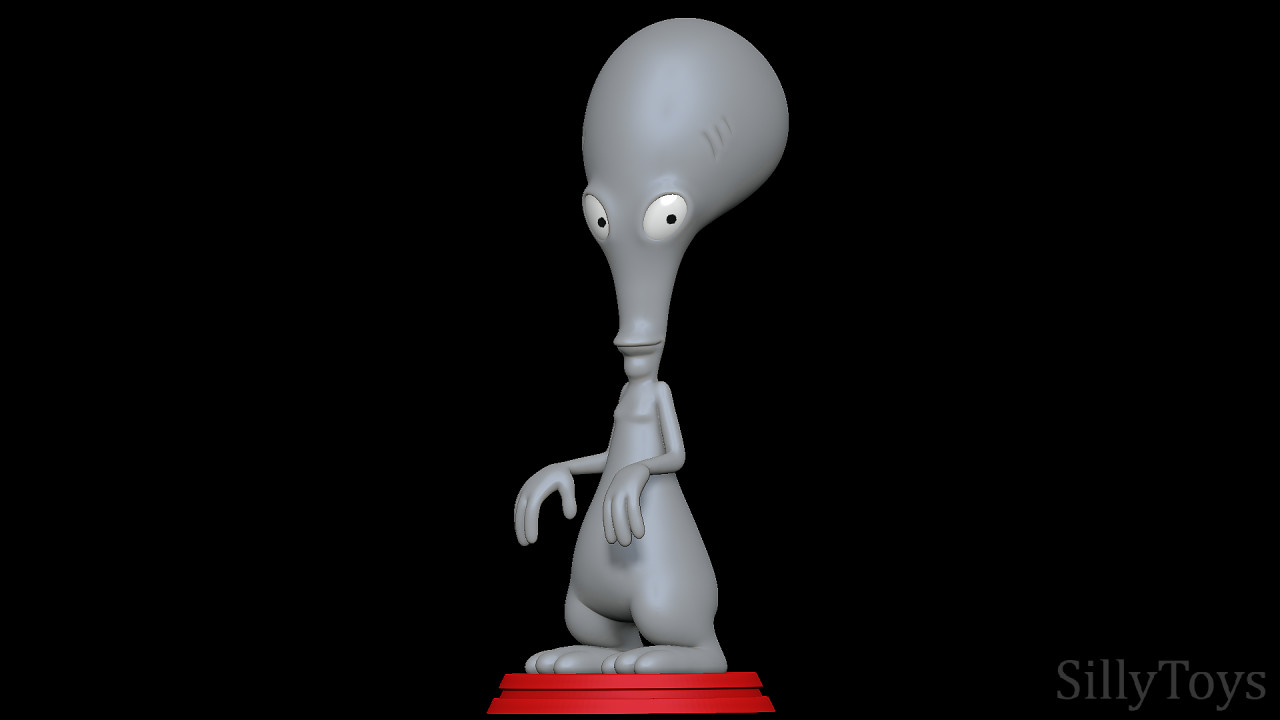 Roger - American Dad 3D print model by SillyToys -- Fur Affinity [dot] net