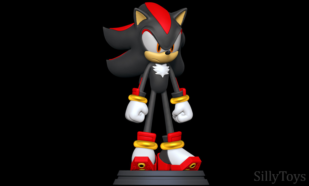 The Sonic Fanart 3D model 3D printable