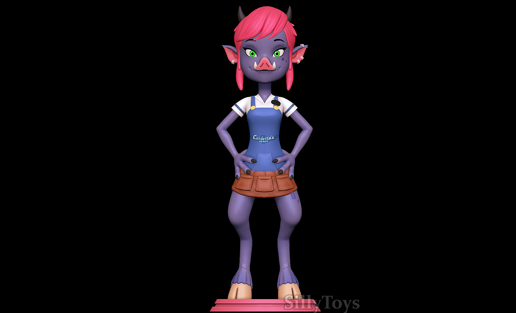 Veronica - Monster Island 3D print model by SillyToys -- Fur Affinity [dot]  net