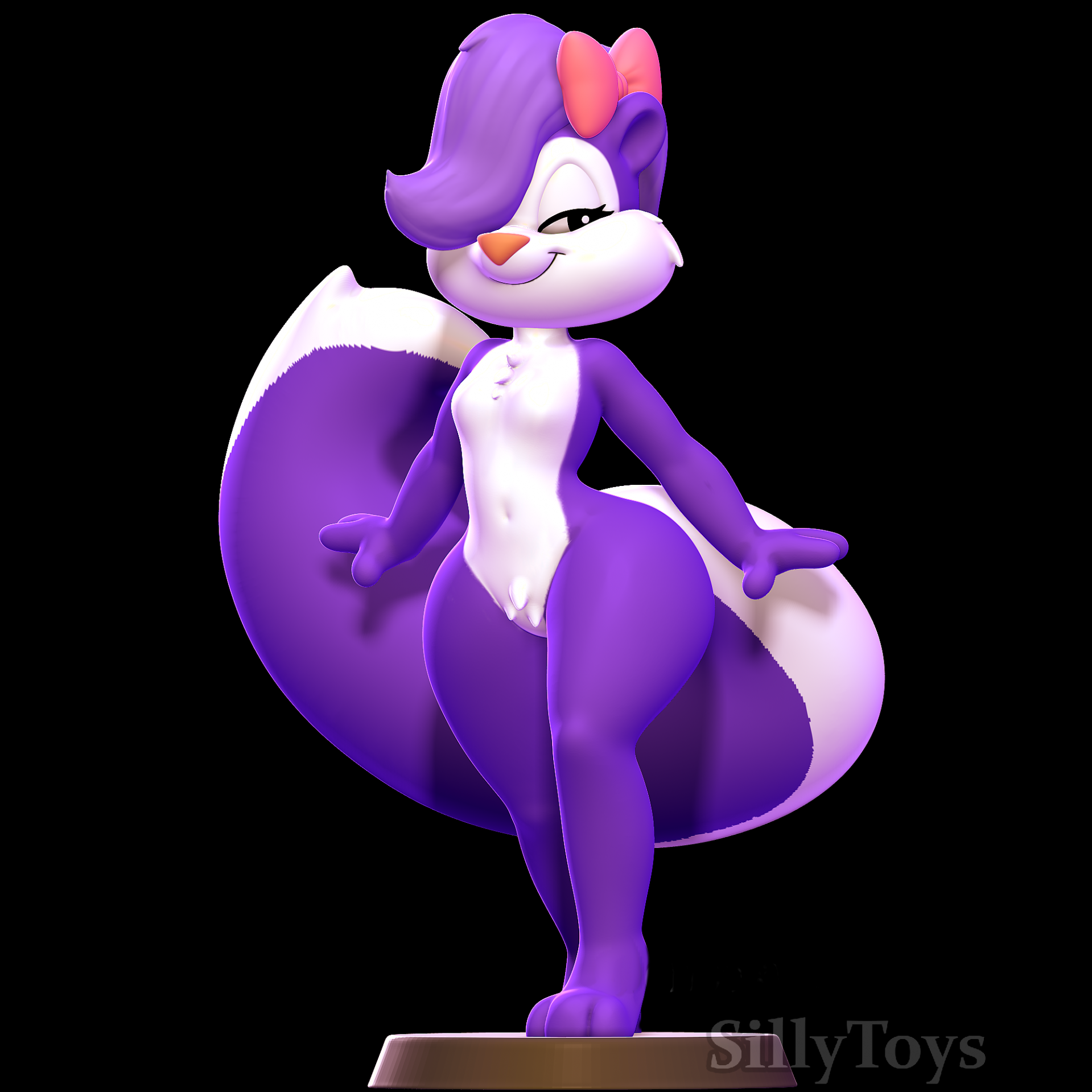 Fifi la Fume - 3D print model by SillyToys -- Fur Affinity [dot] net