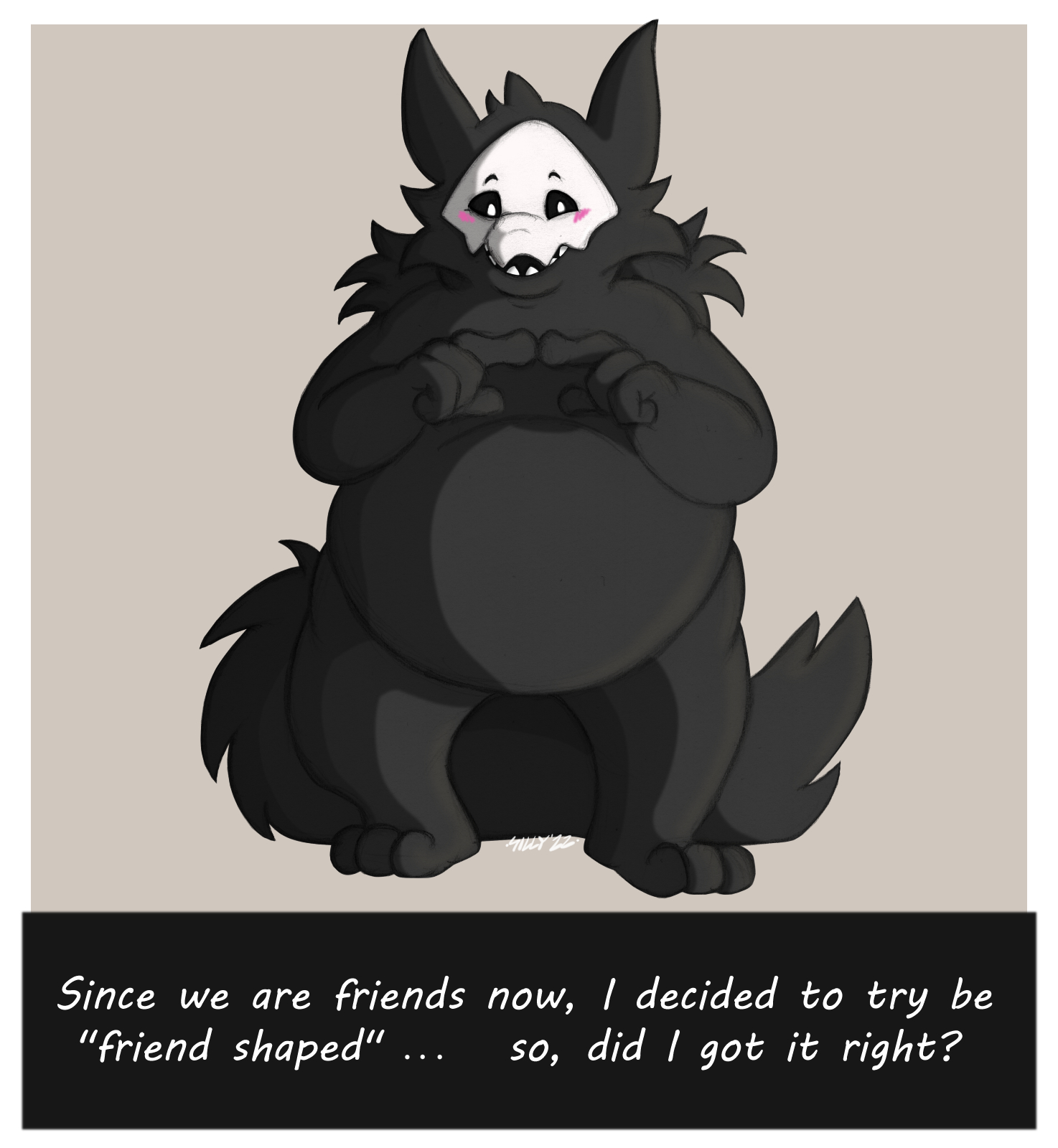 Supportive latex friend by SillyWerWolf -- Fur Affinity [dot] net