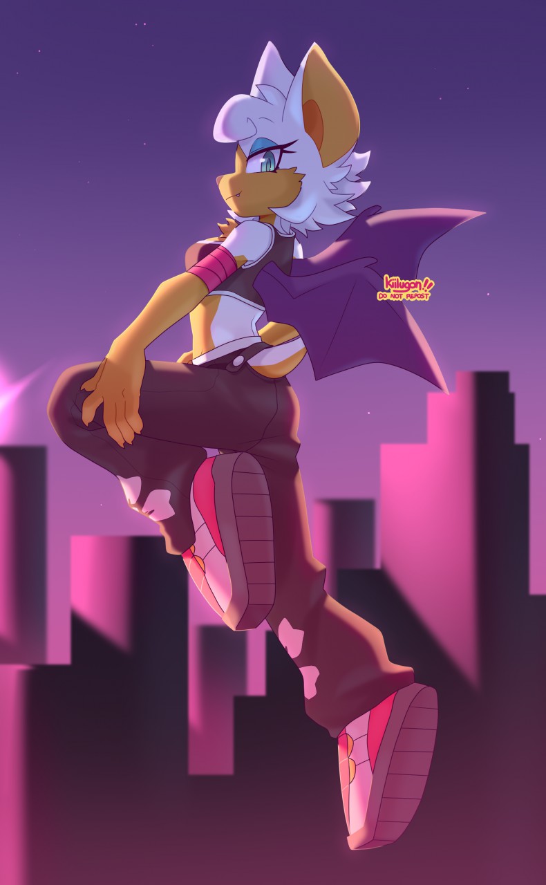 Time to kick some butt || ROUGE THE BAT by Silver-Kinesis -- Fur Affinity  [dot] net