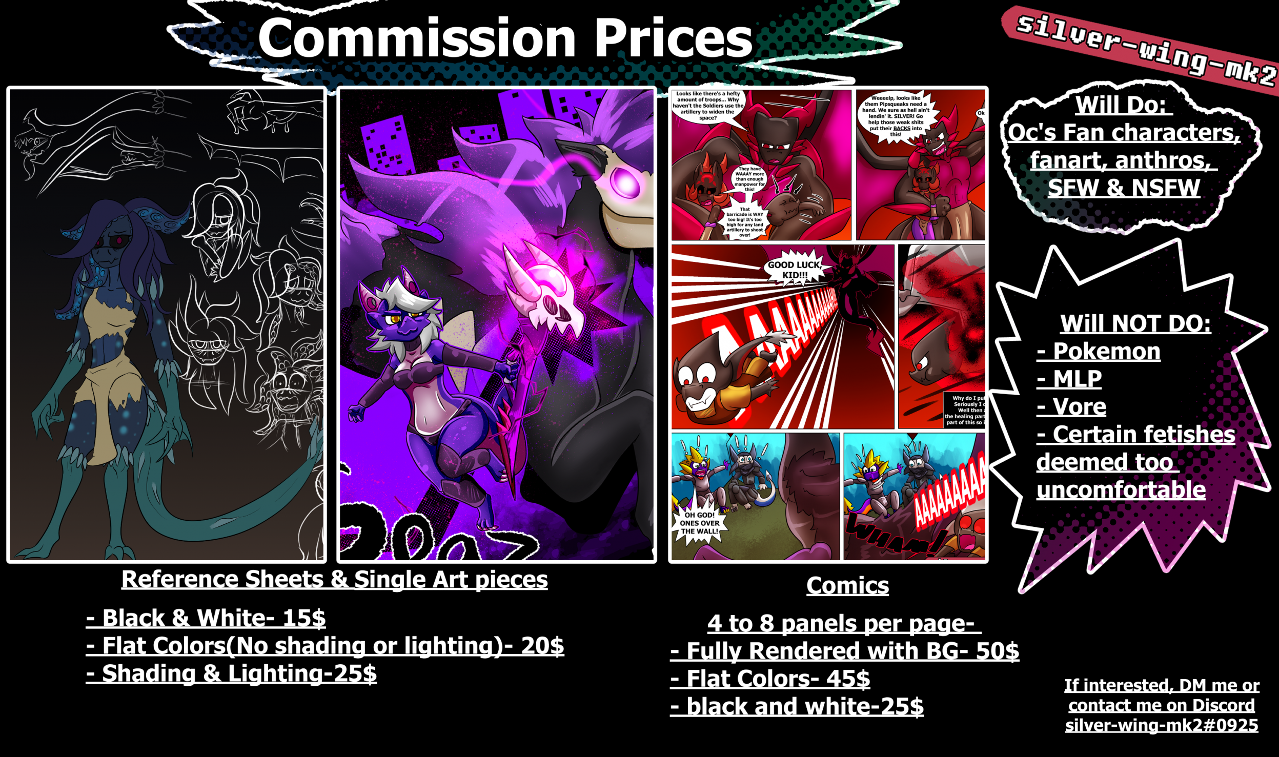 Commission sheet 2023 by silver-wing-mk2 &ndash; Fur Affinity [dot] net