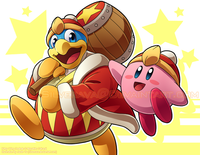 Kirby and King Dedede by Silverava -- Fur Affinity [dot] net