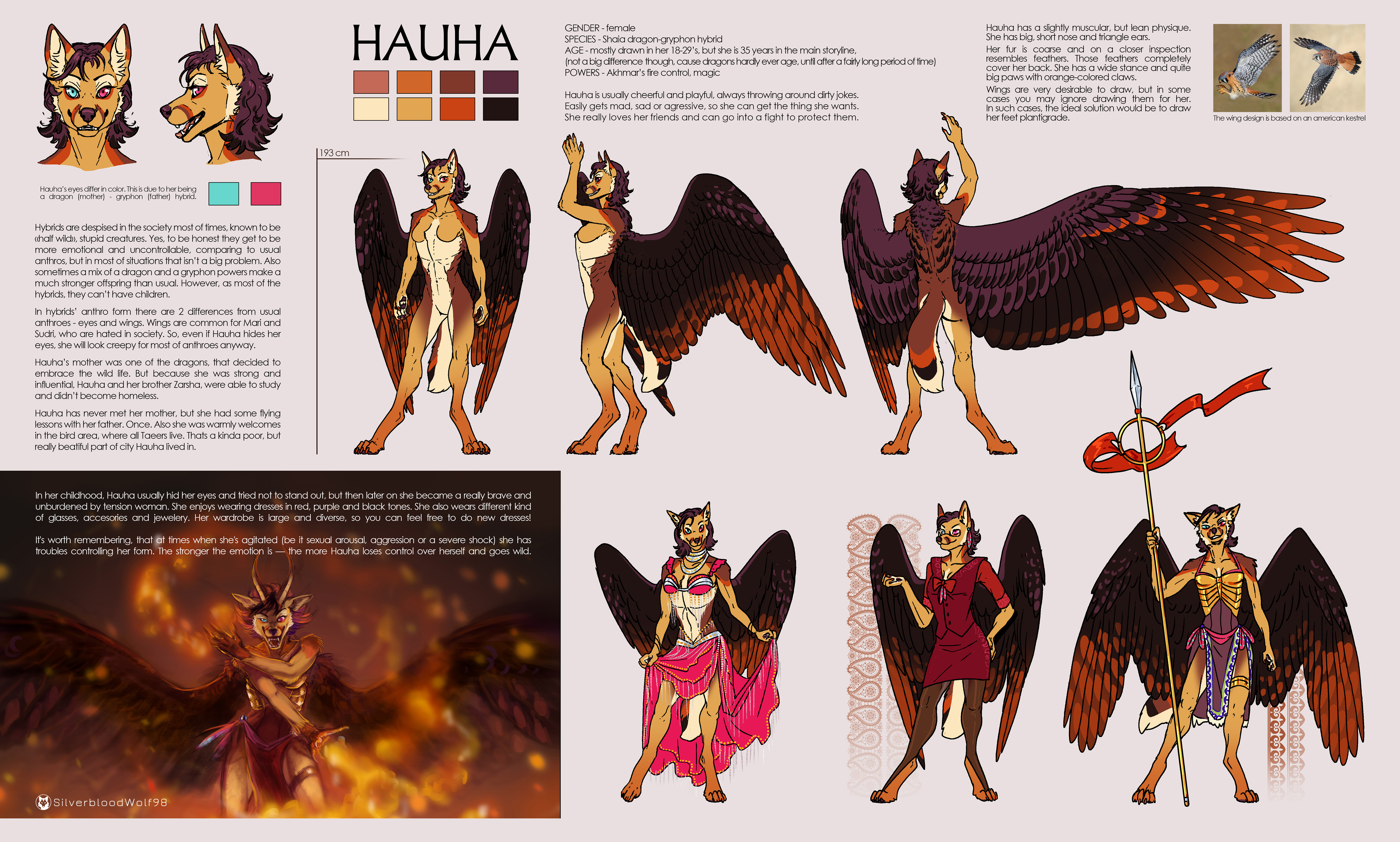 Hauha Reference 2020 (Anthro Form) ENG|RUS By Silverbloodwolf98.