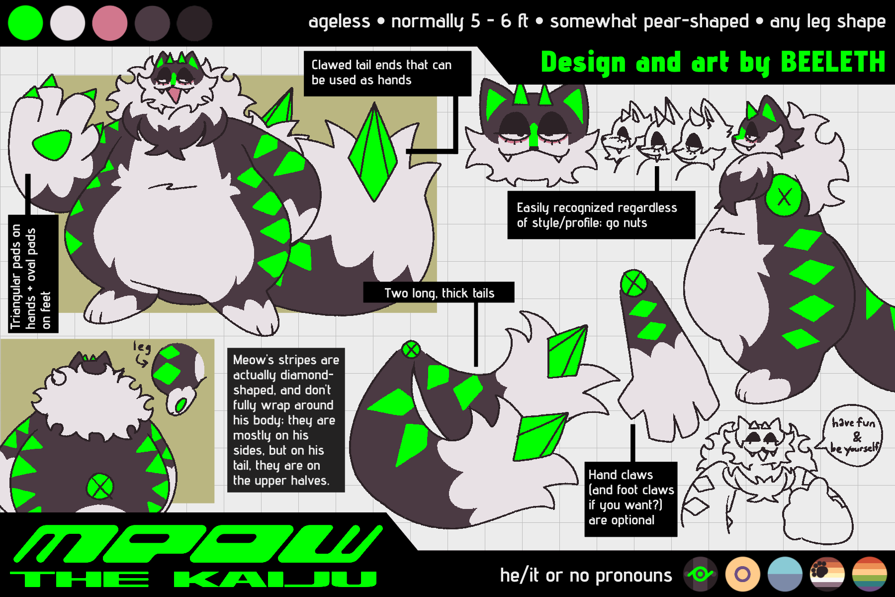 MEOW REF SHEET