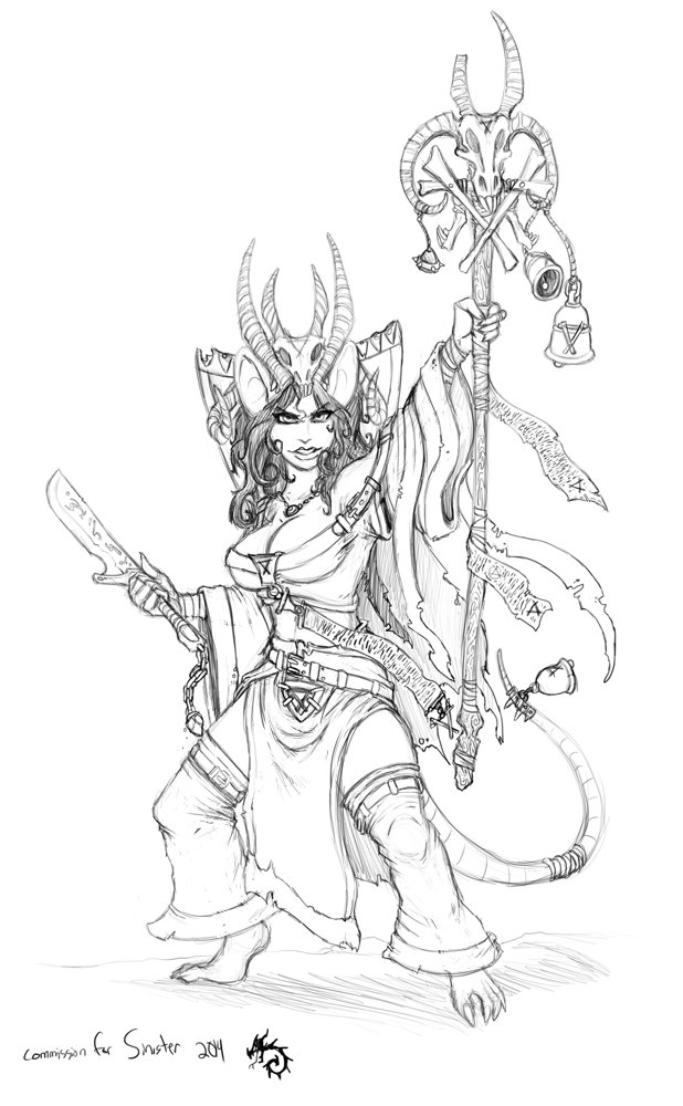 Ginger, great grey seer, prophet of the horned rat!