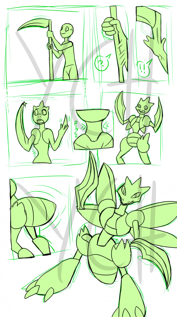 and Scyther Still Can't Learn Fly by BluDragoon -- Fur Affinity [dot] net