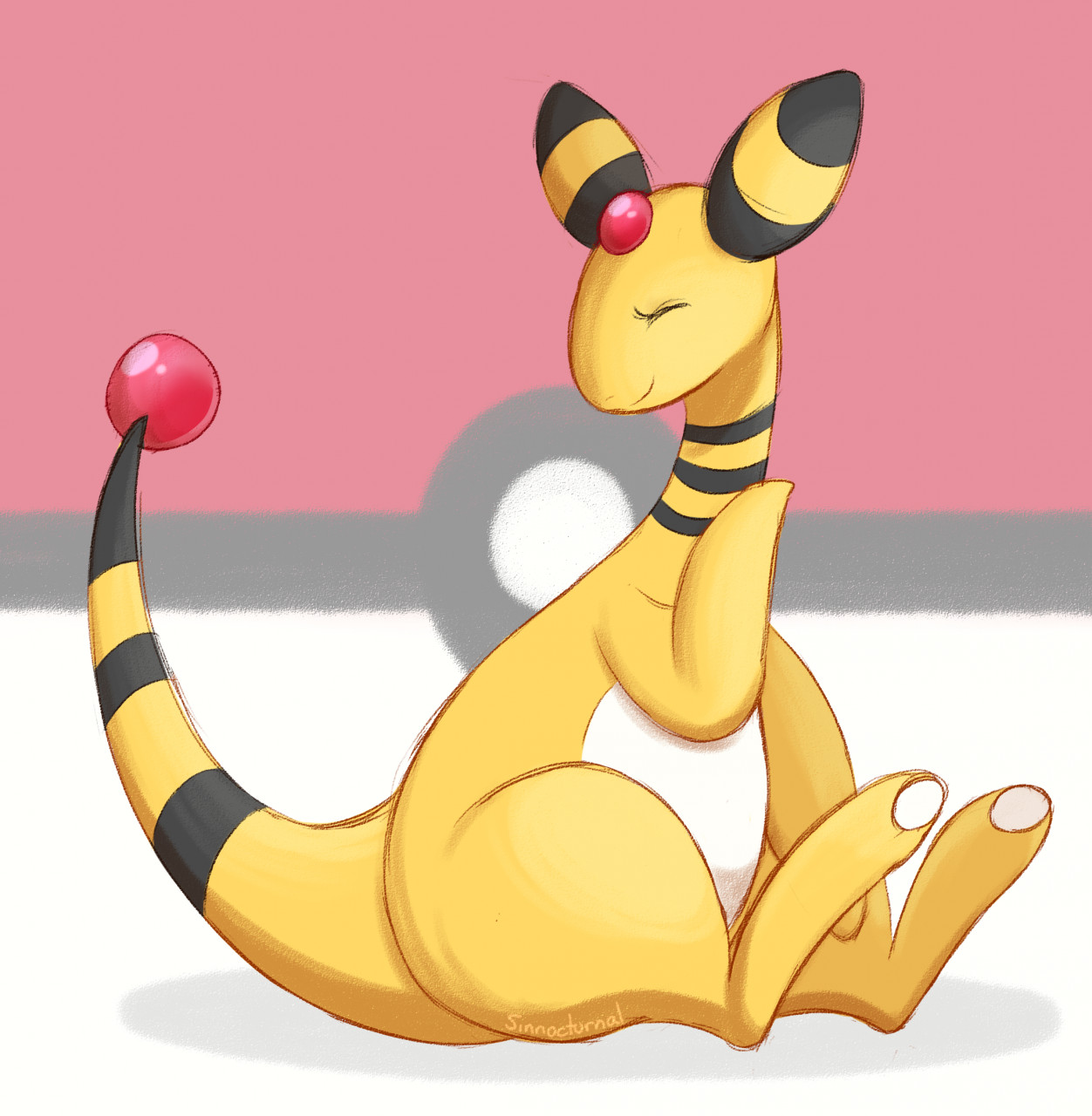 Ampharos by sinnocturnal -- Fur Affinity [dot] net