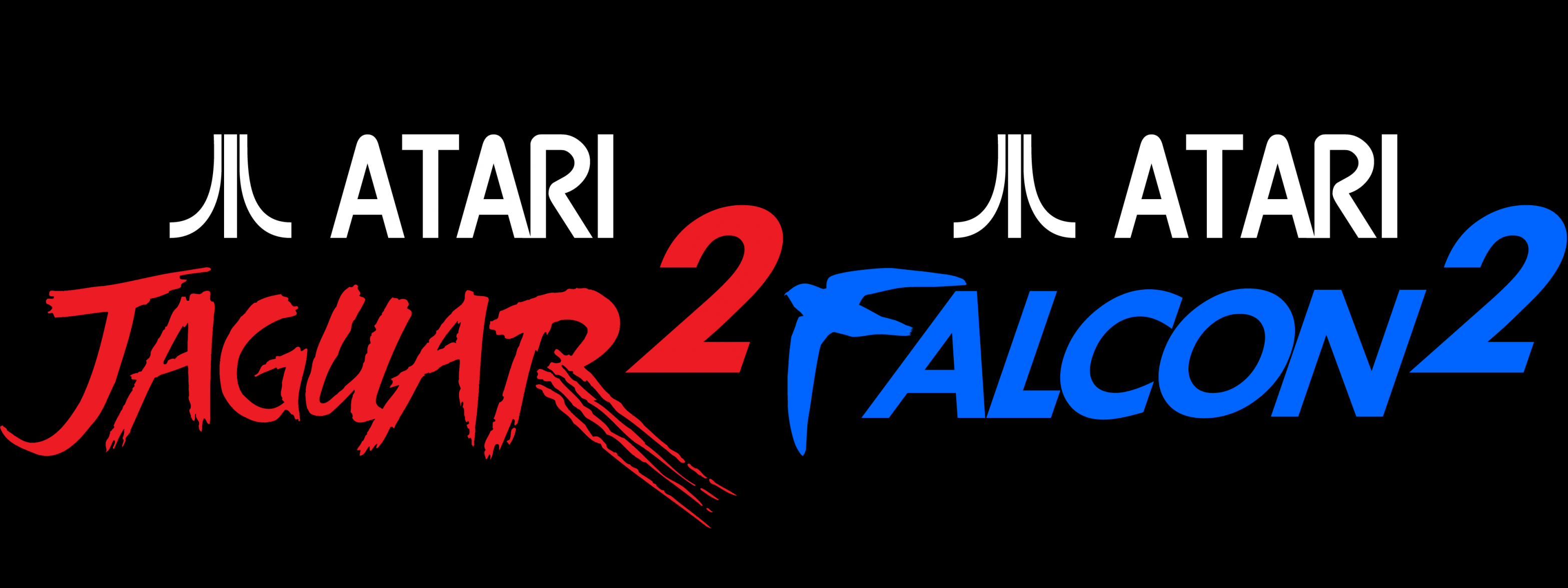 Atari Jaguar 2 and Falcon 2 Logo Concepts