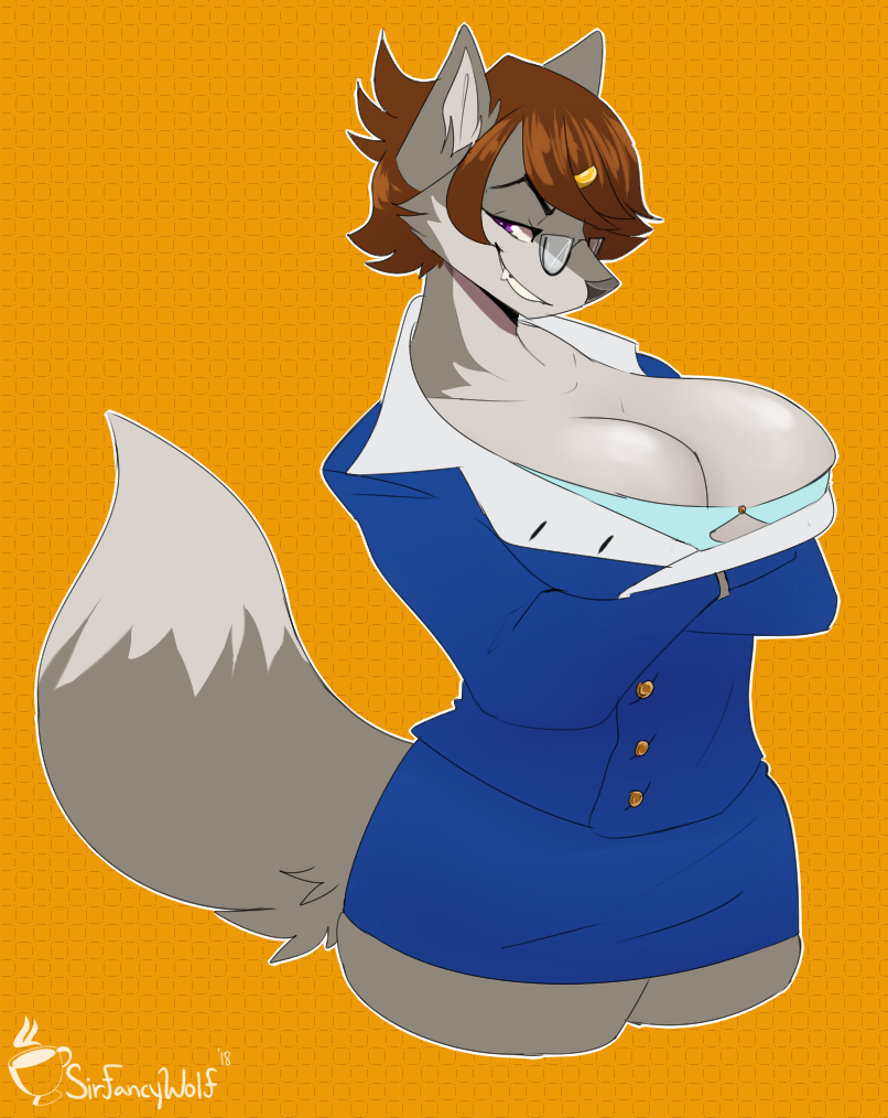 Big Tiddy Wife by SirFancyWolf -- Fur Affinity [dot] net