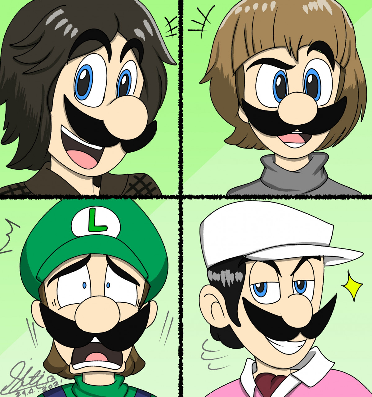 Luigi's Mansion Mario Princess Daisy Art PNG, Clipart, Anime, Art, Cartoon,  Character, Clothing Free PNG Download