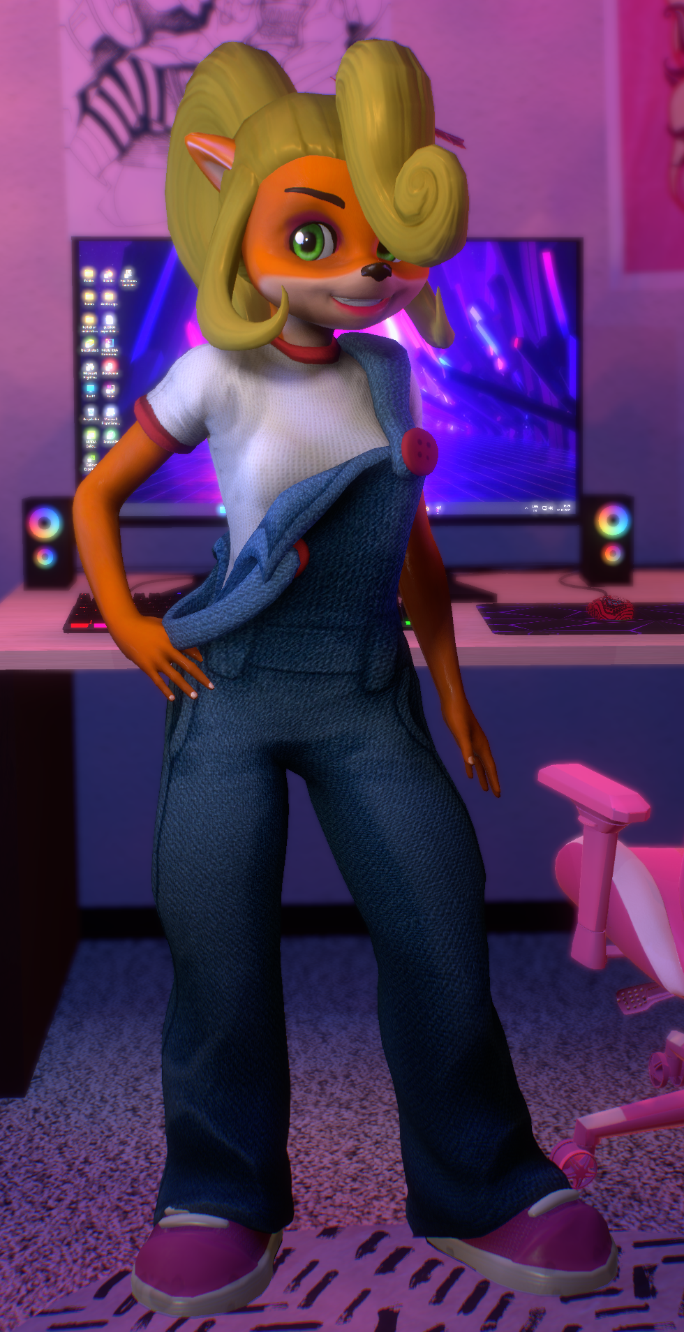 Coco Bandicoot for Virt-A-Mate by Sivels -- Fur Affinity [dot] net