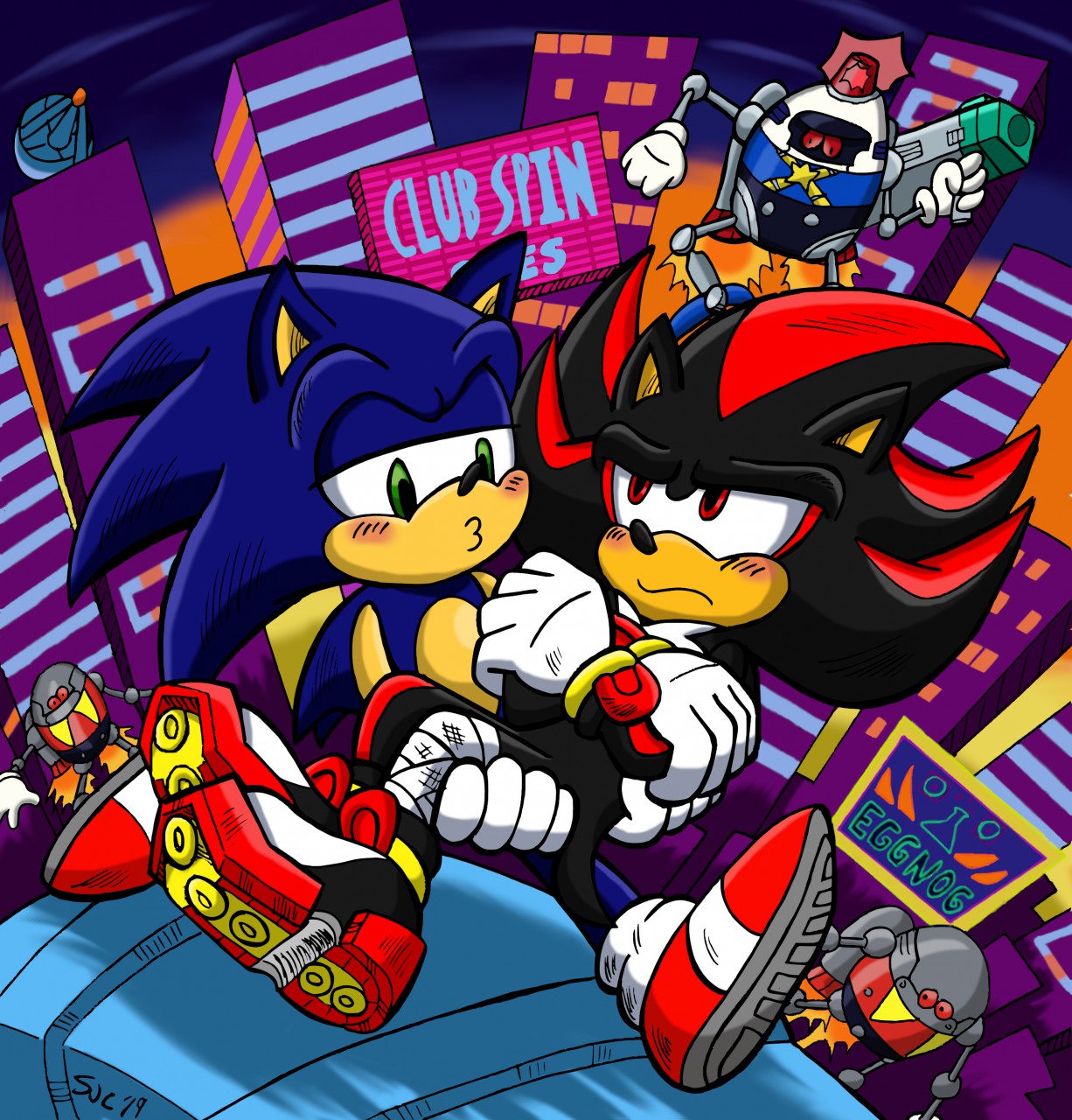 Adventures of] Sonic the Hedgehog 2 by SJC-Art -- Fur Affinity