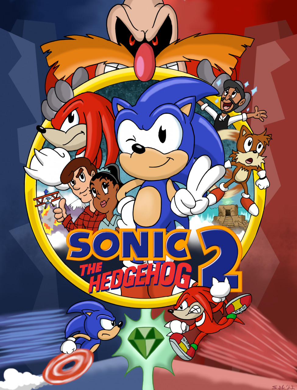 Sonic The Hedgehog 2 - Original Movie Poster