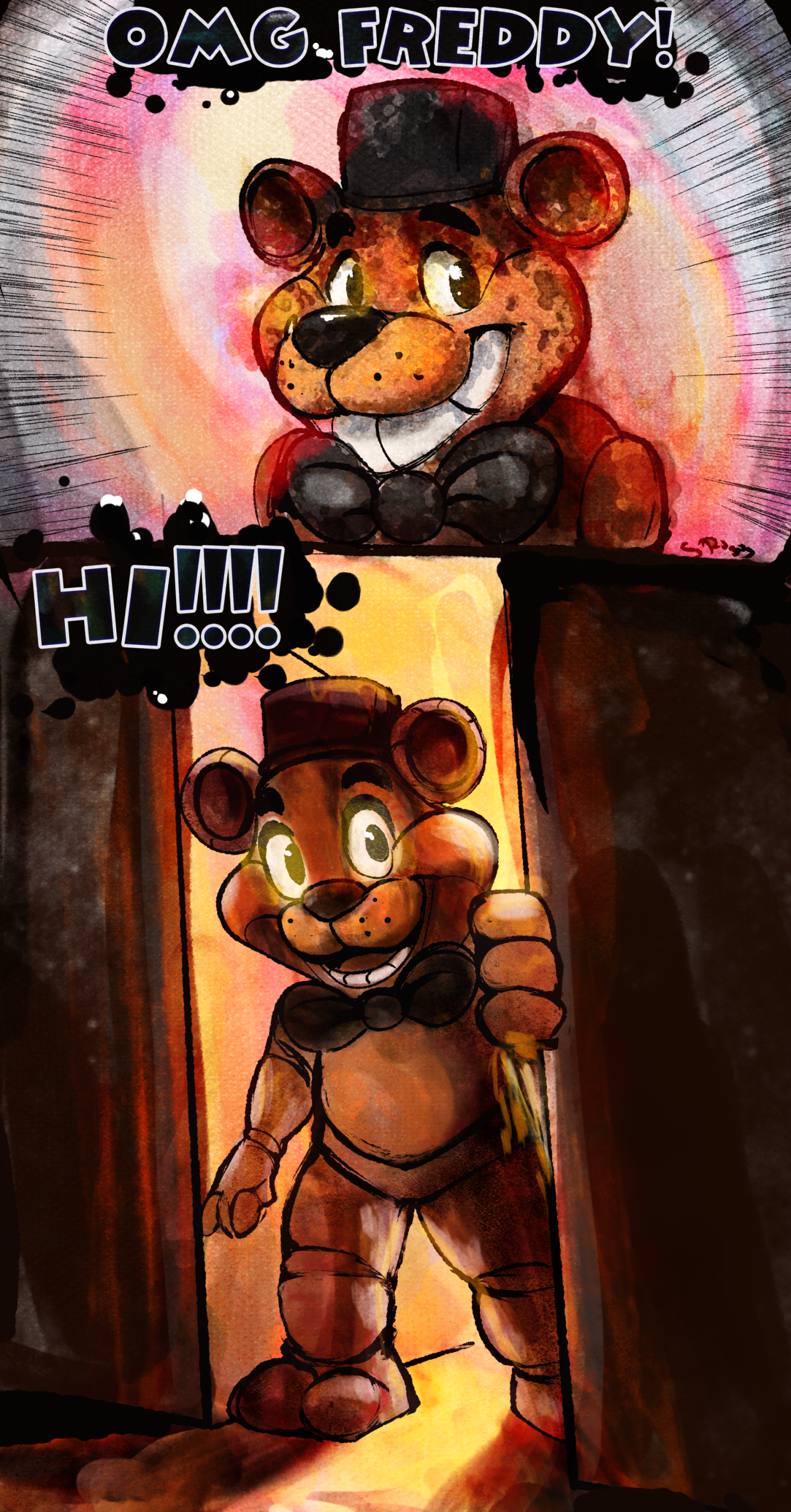 Sjru: Drawtober 29: Freddy