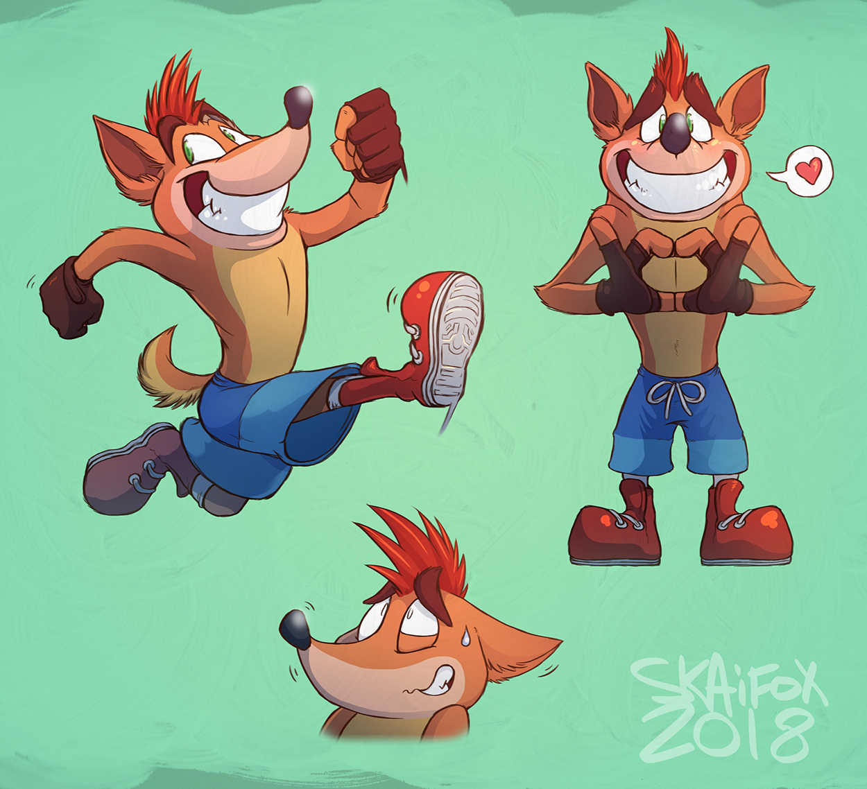 Crash Bandi-CUTE by Skaifox -- Fur Affinity [dot] net