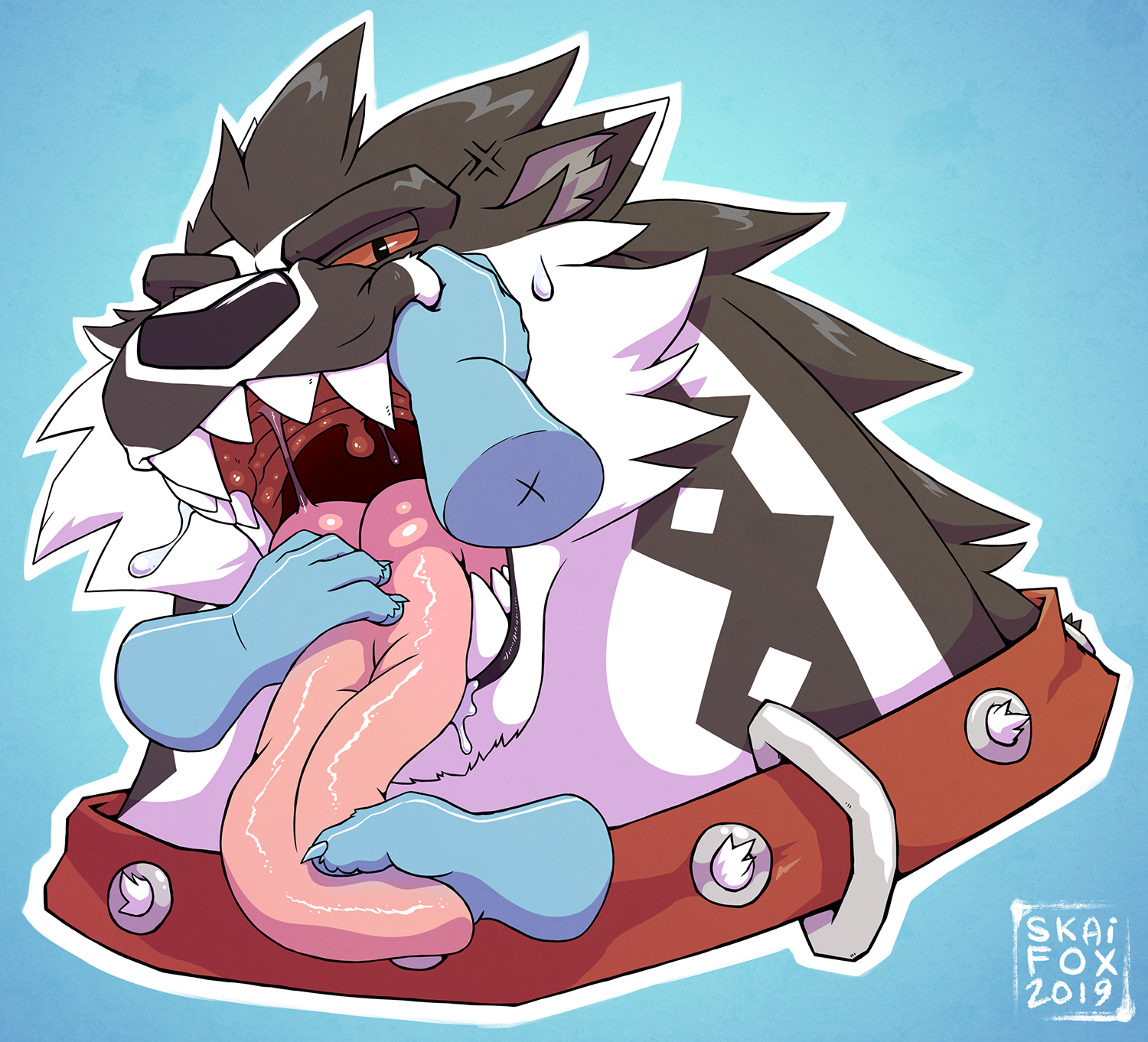 Long tongue vore