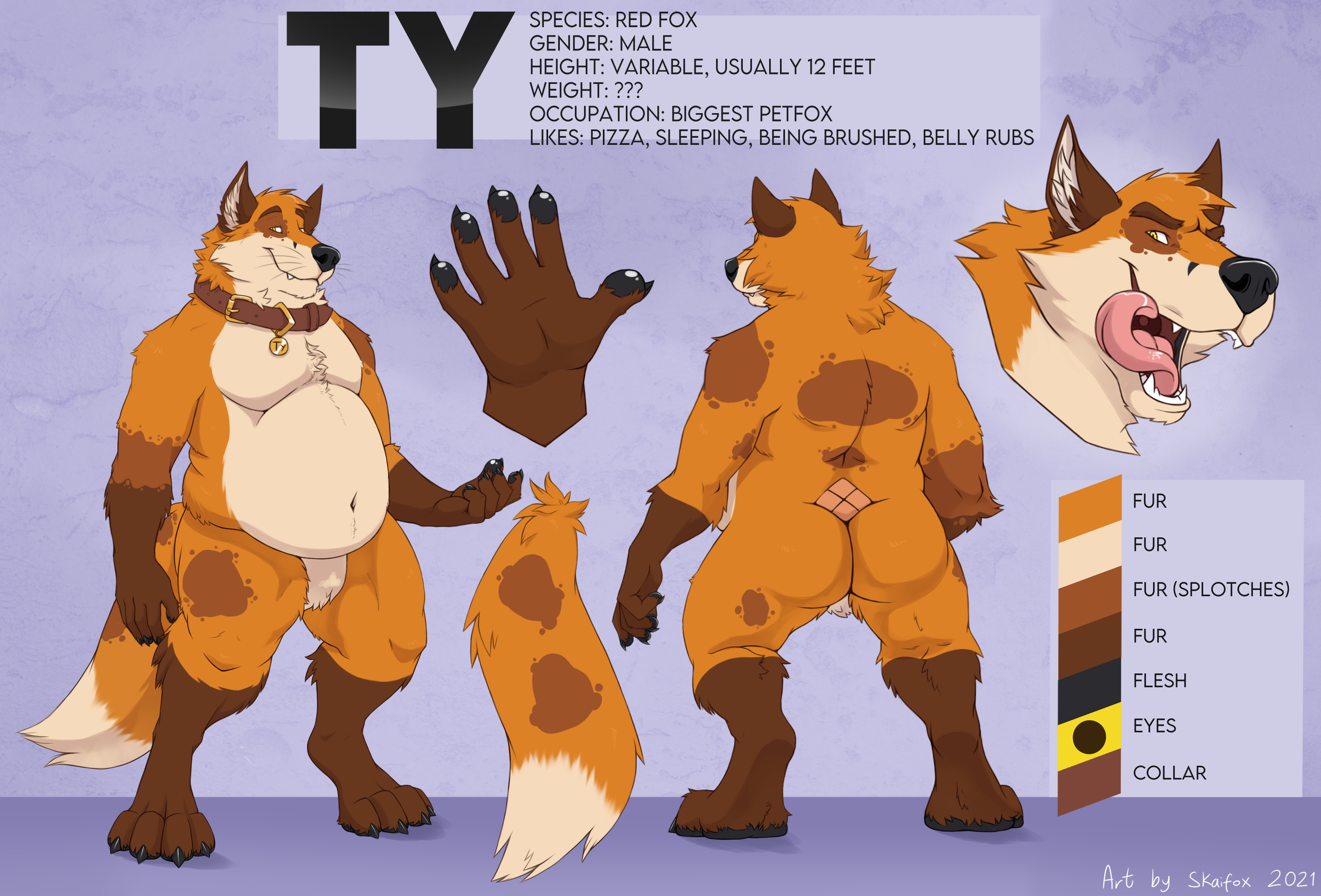 Ozzie Ref by The_Void_Kitsune -- Fur Affinity [dot] net