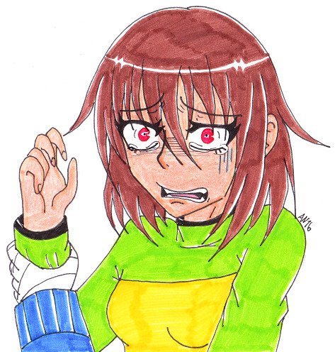 Chara has a problem by SkeleSlay -- Fur Affinity [dot] net