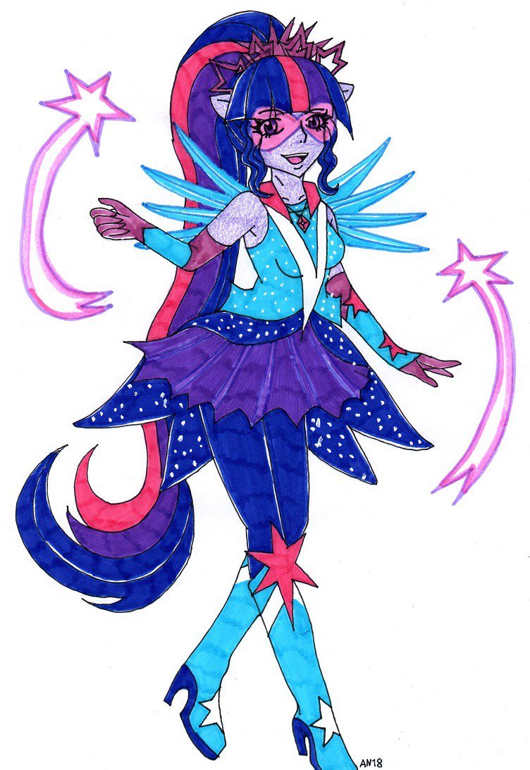 Sci Twilight Sparkle pretty by SkeleSlay -- Fur Affinity [dot] net