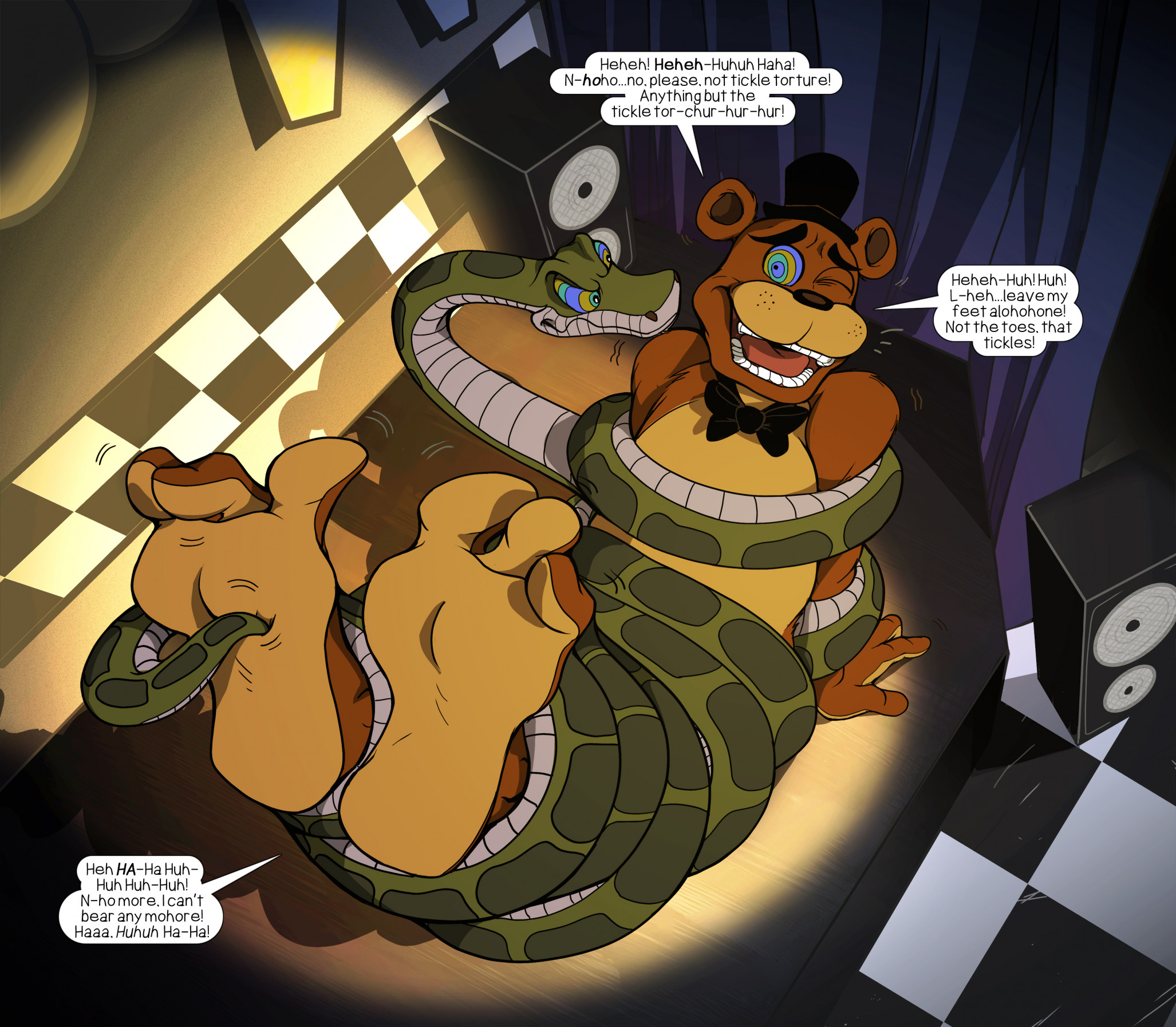 ALL FNAF CHARACTERS TICKLED 5 by ROLEXROCHE -- Fur Affinity [dot] net