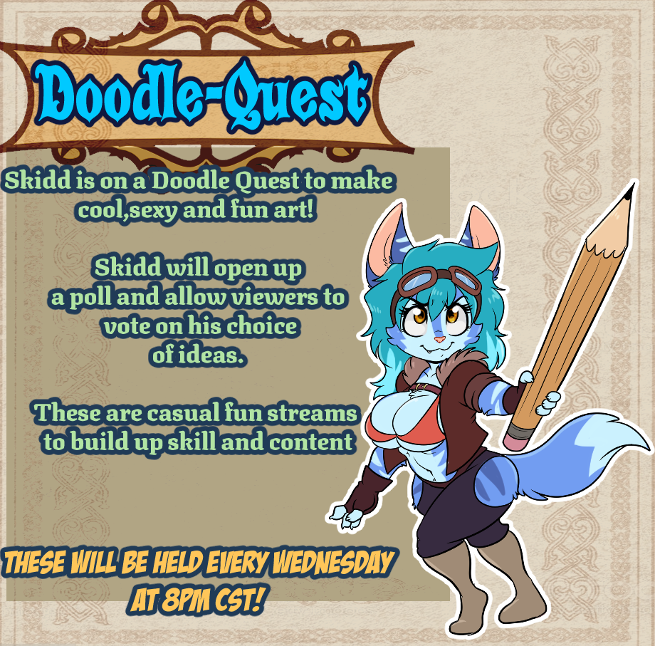 Doodle Quest Going Live Soon!!! By Skidd -- Fur Affinity [dot] Net