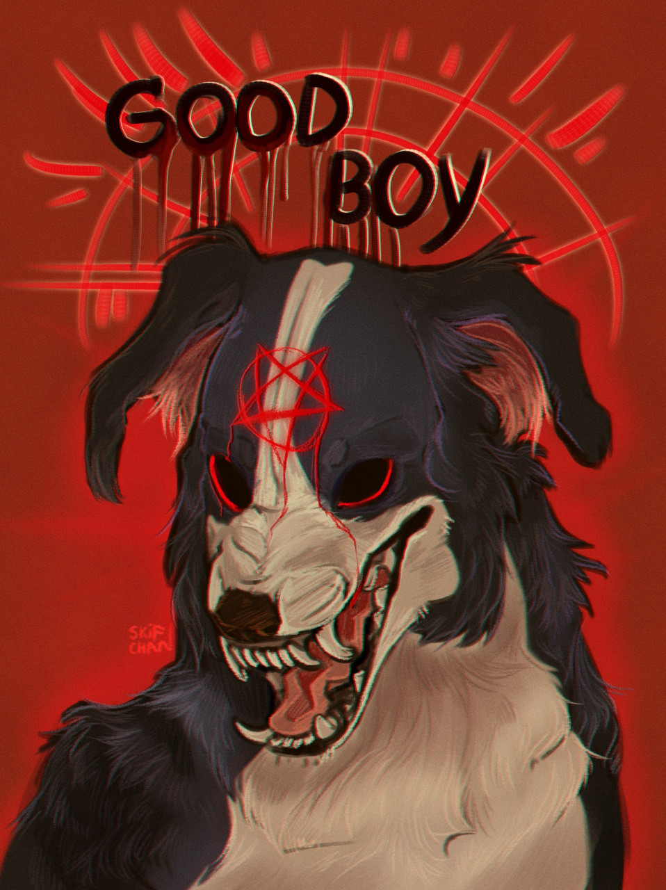 Mr. Pickles sure is a good boy. by skifchan -- Fur Affinity [dot] net