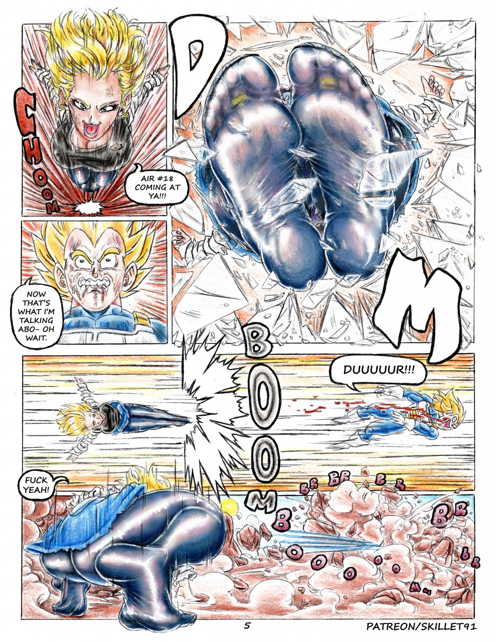 [skillet91] Vegeta Vs Android 18's Feet (dragon Ball Z)