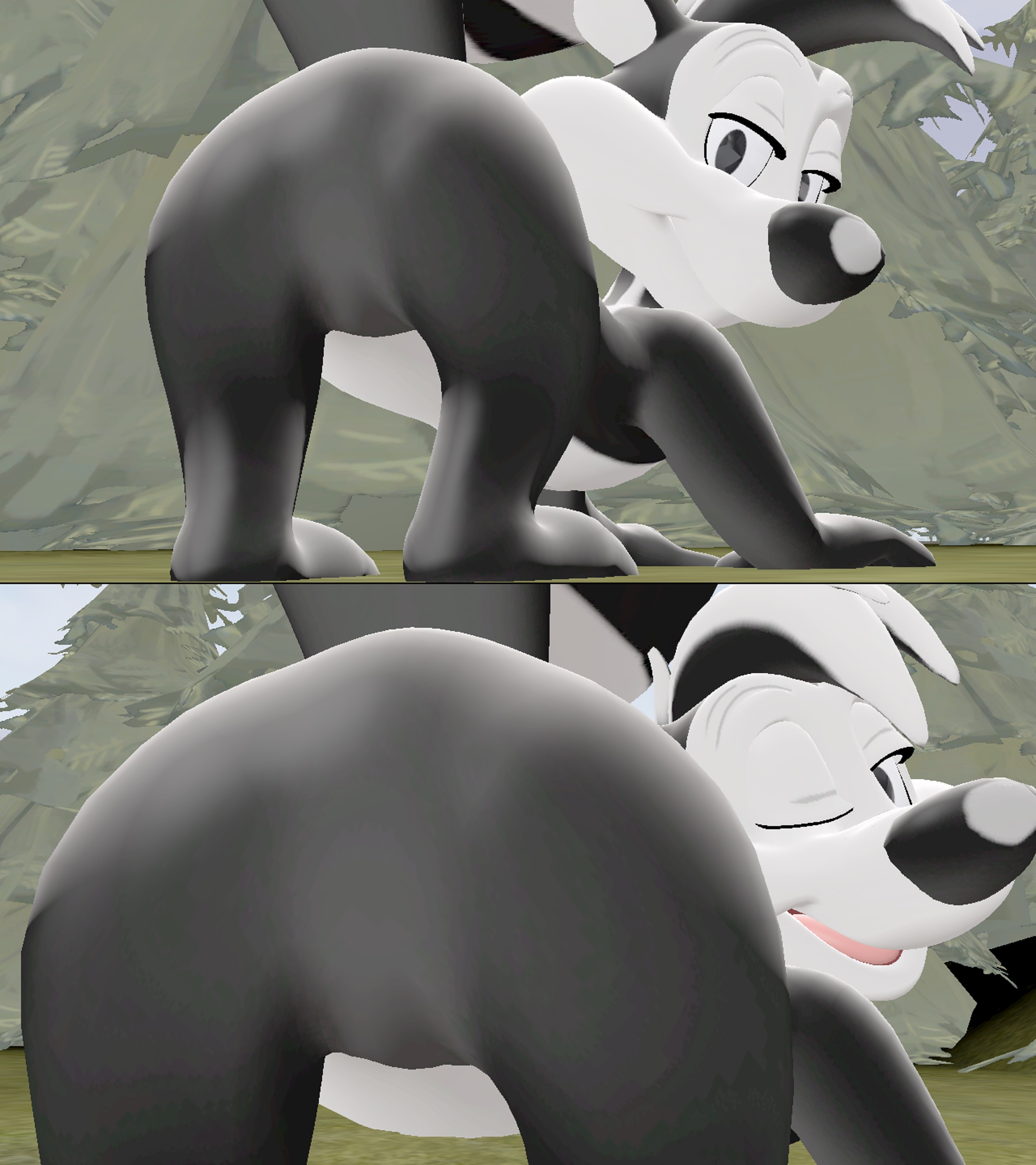 Pepe Le Pew Skunk Butt by Skulltronprime969 -- Fur Affinity [dot] net
