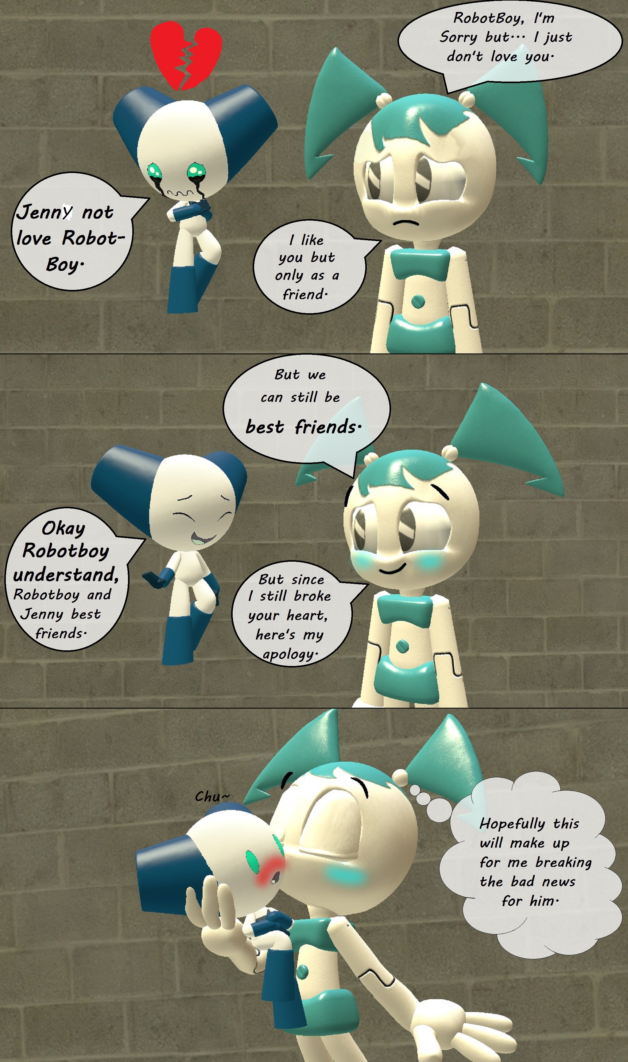 Jenny Wakeman/XJ-9 and Robotboy by Skulltronprime969 -- Fur Affinity [dot]  net