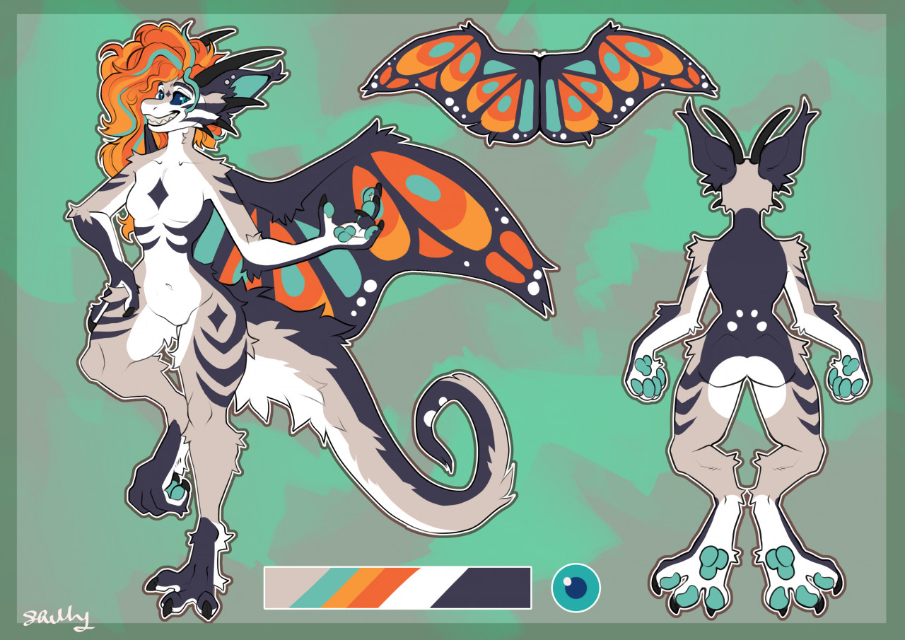 Monster Butterfly Dragon Adopt - CLOSED by Skullying -- Fur Affinity ...