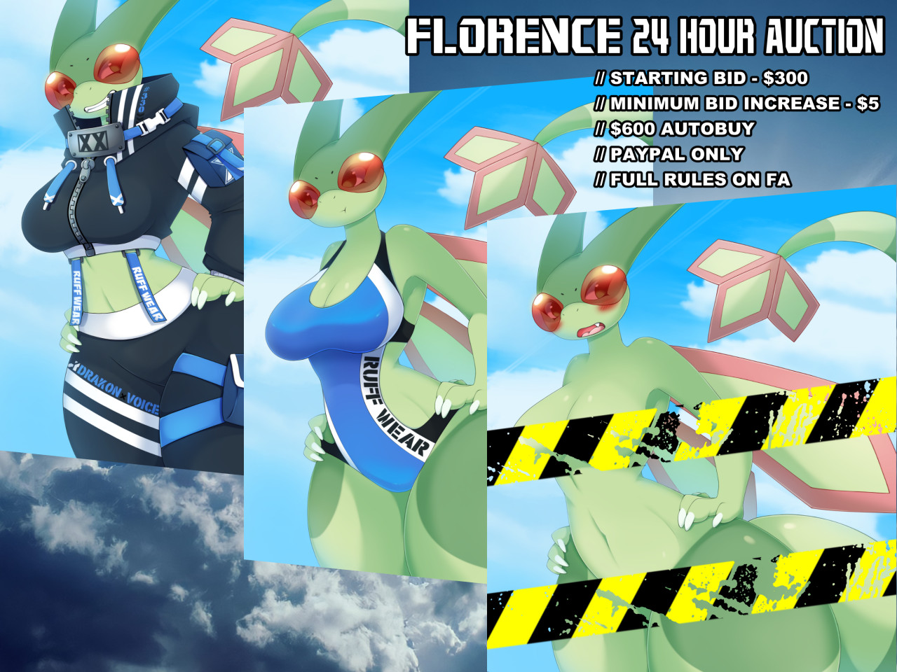 Florence the Flygon Auction [CLOSED] by skwidbone -- Fur Affinity [dot] net