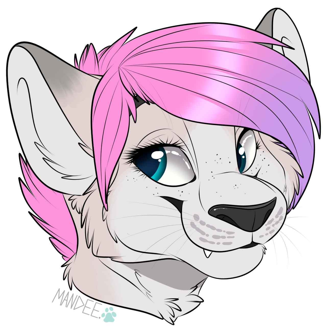 Sammie Headshot~ by SkyeHusky -- Fur Affinity [dot] net