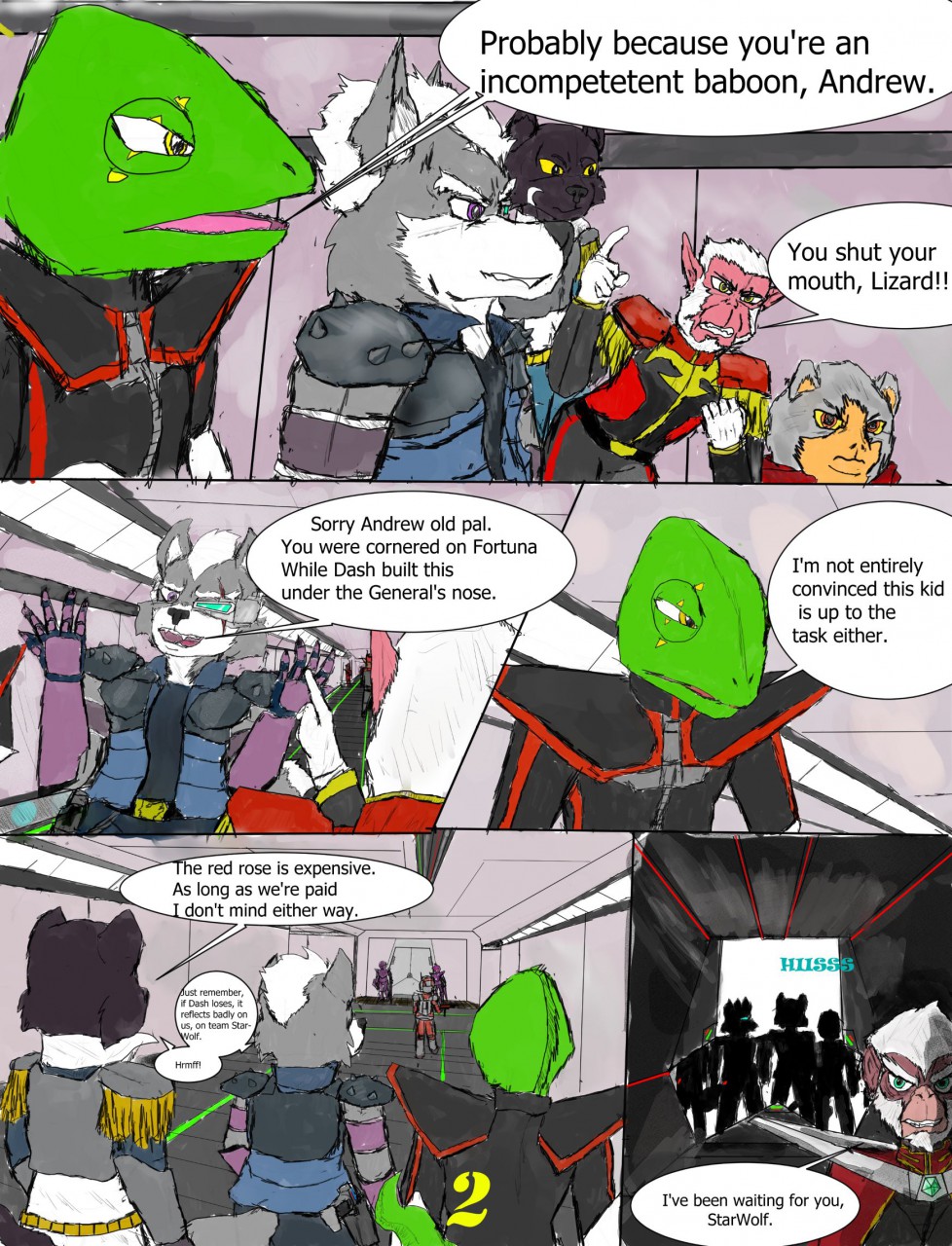 StarFox: Wings of Lylat Chapter 1. Page 2. by SkyHunter95 -- Fur ...