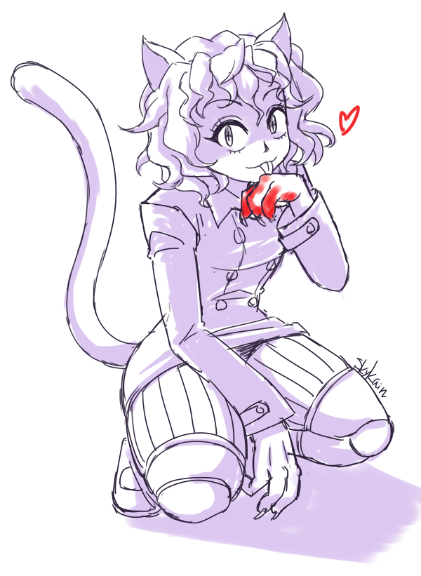 Sketch Neferpitou By Skykain Fur Affinity Dot Net