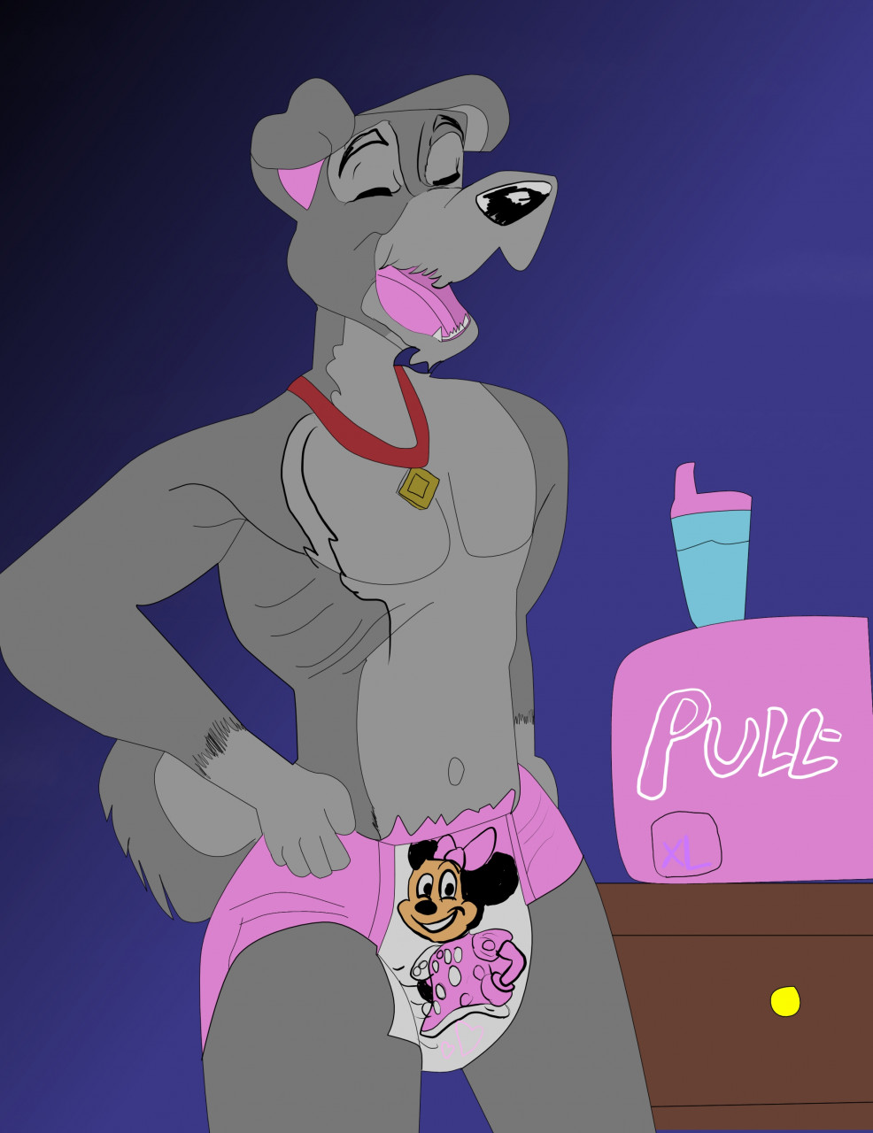 Tramp and his girl Pull-Ups by Skylar-The-Lion -- Fur Affinity [dot] net