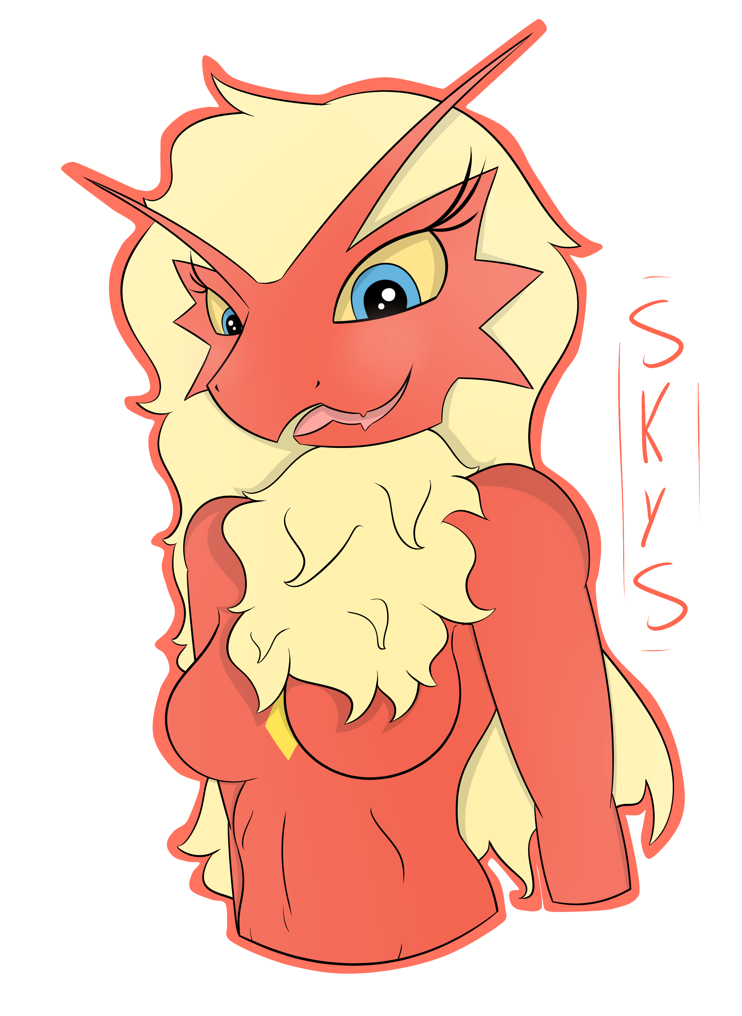 Blaziken drawings