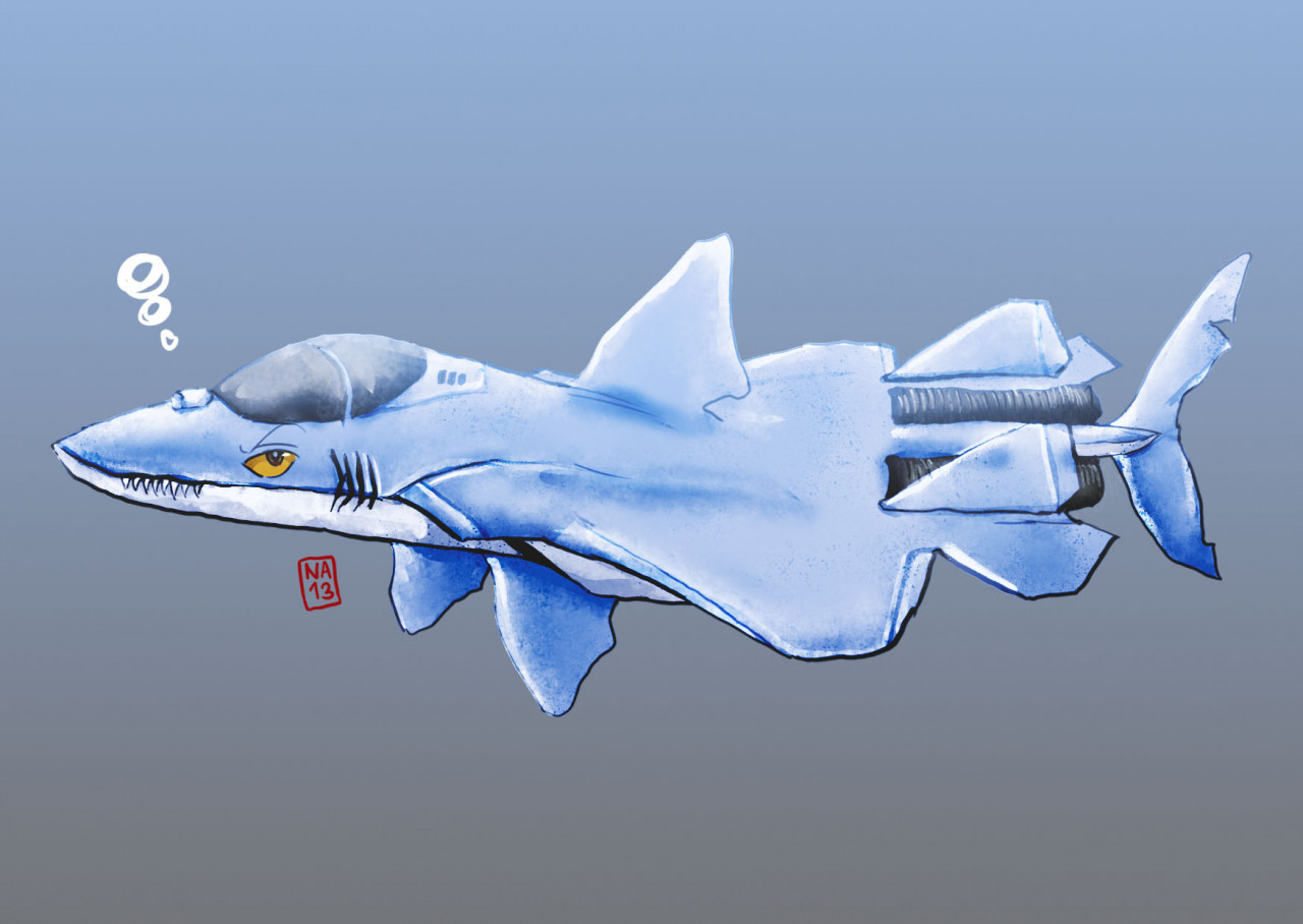 Shark Fighter Jet