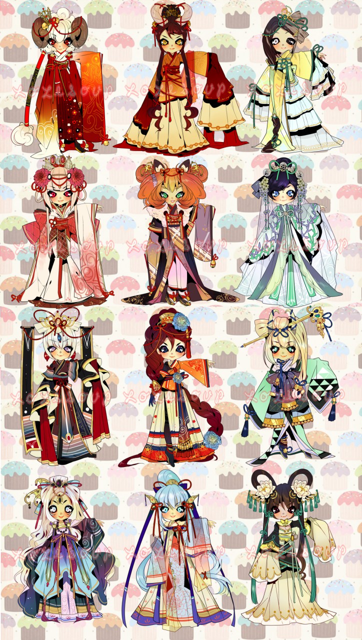 HD wallpaper: anime, black, chibi, fantasy, girl, religion, sign, zodiac |  Wallpaper Flare