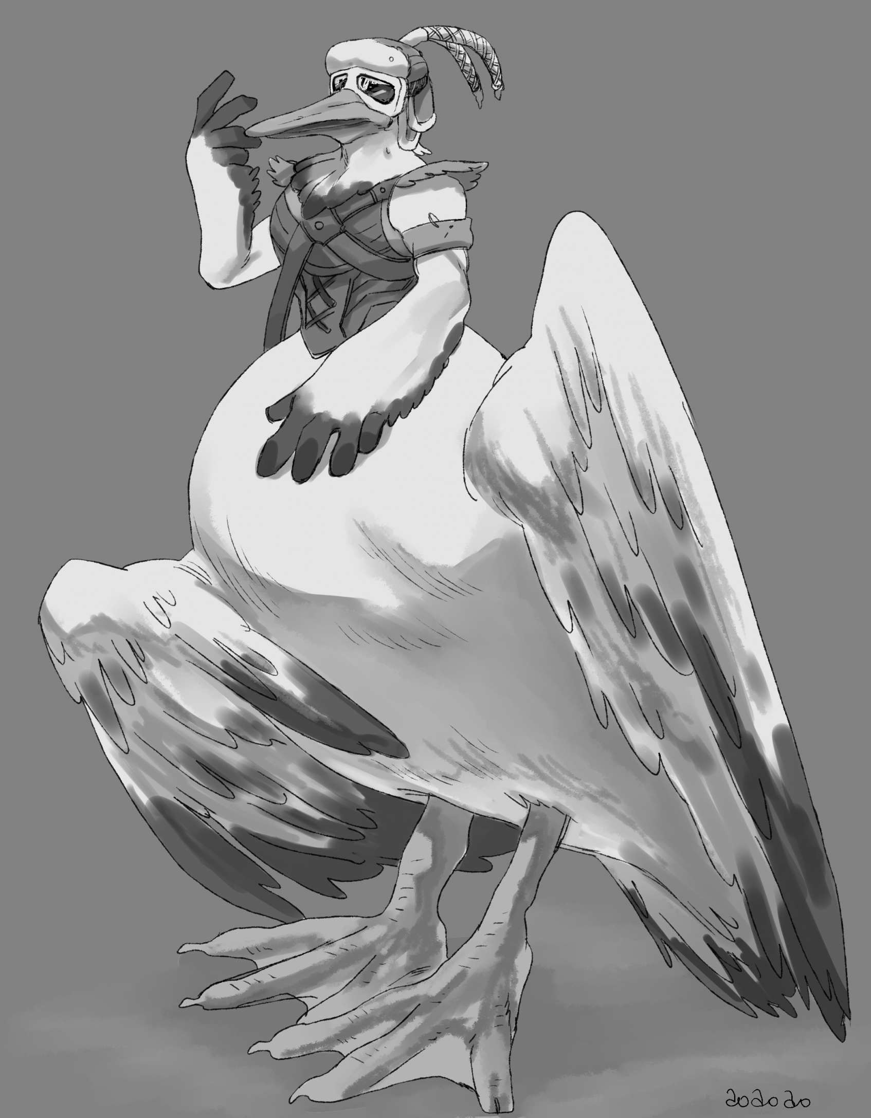 Penn pelican (commission, by Aoaoao) by SlinkyDragon -- Fur Affinity [dot]  net