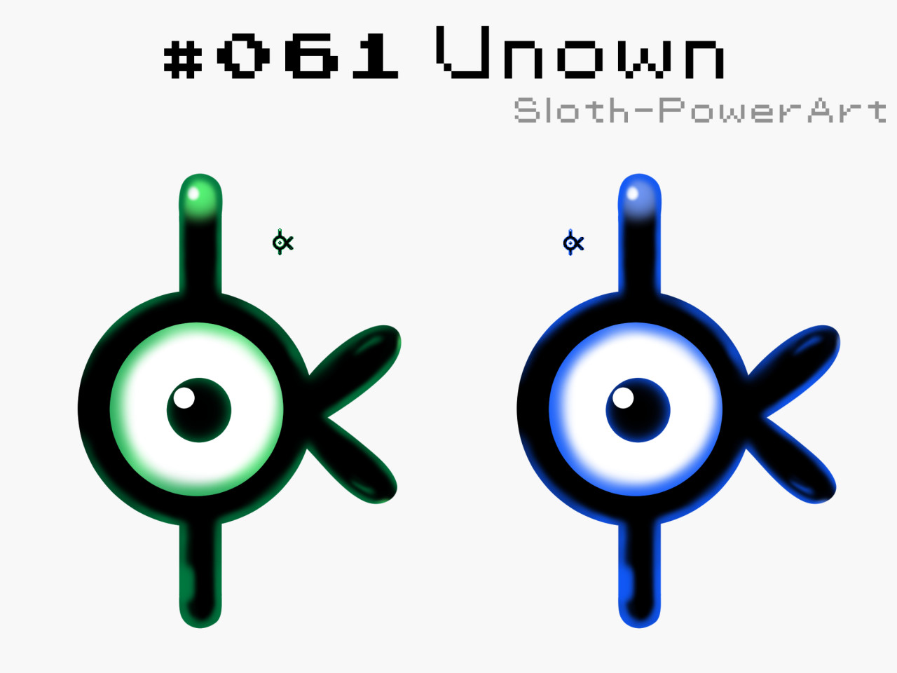 Shiny Unown (D) 