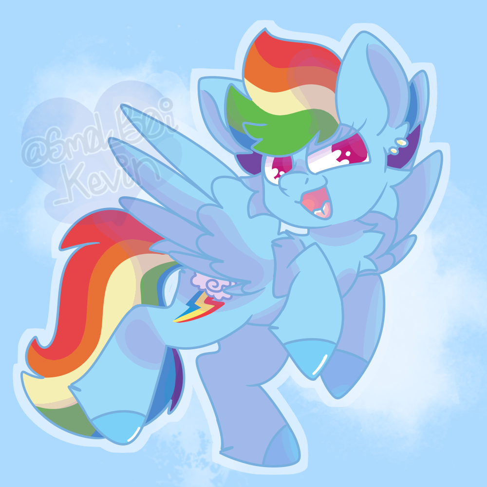 Rainbow dash (My Little Pony) by Sm0l_B0i_Kevin -- Fur Affinity [dot] net