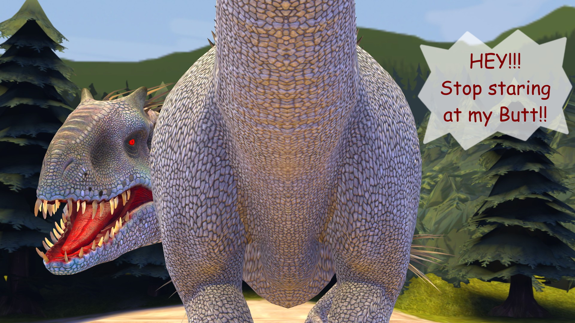 Indominus rex butt