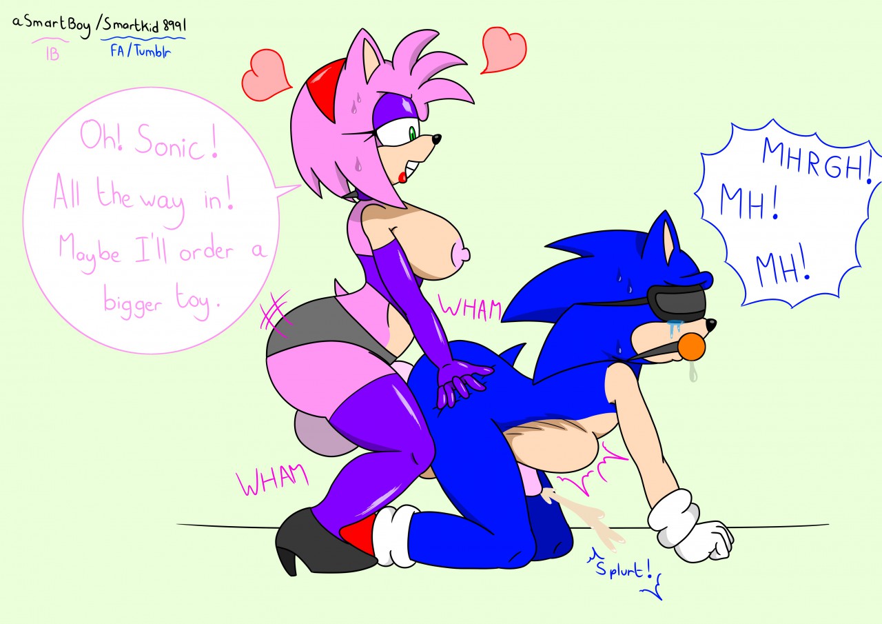 Amy Rose pegging Sonic (SmartKid8991) : rSonicPorn