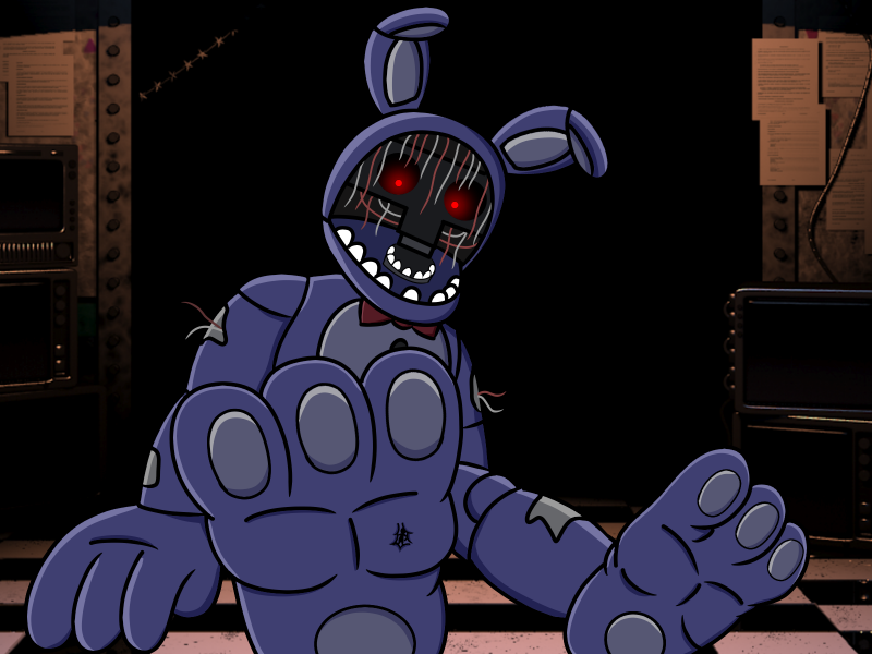 little servant 2:withered bonnie crushing the guard 2. Click to change the ...