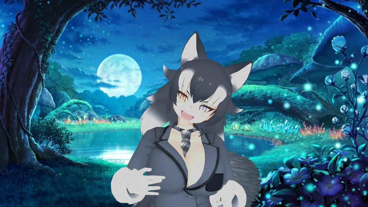 gray wolf anime