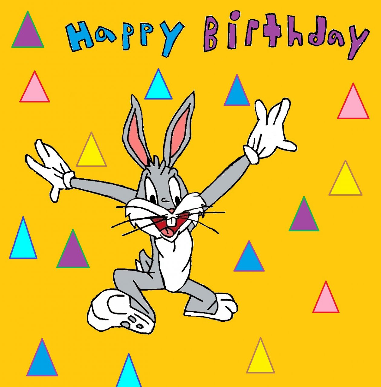 Bugs bunny birthday card by smurfgal -- Fur Affinity [dot] net