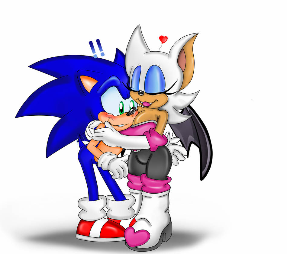 Sonic and Rouge snuggle hug by SnoopDawg9191 -- Fur Affinity [dot] net