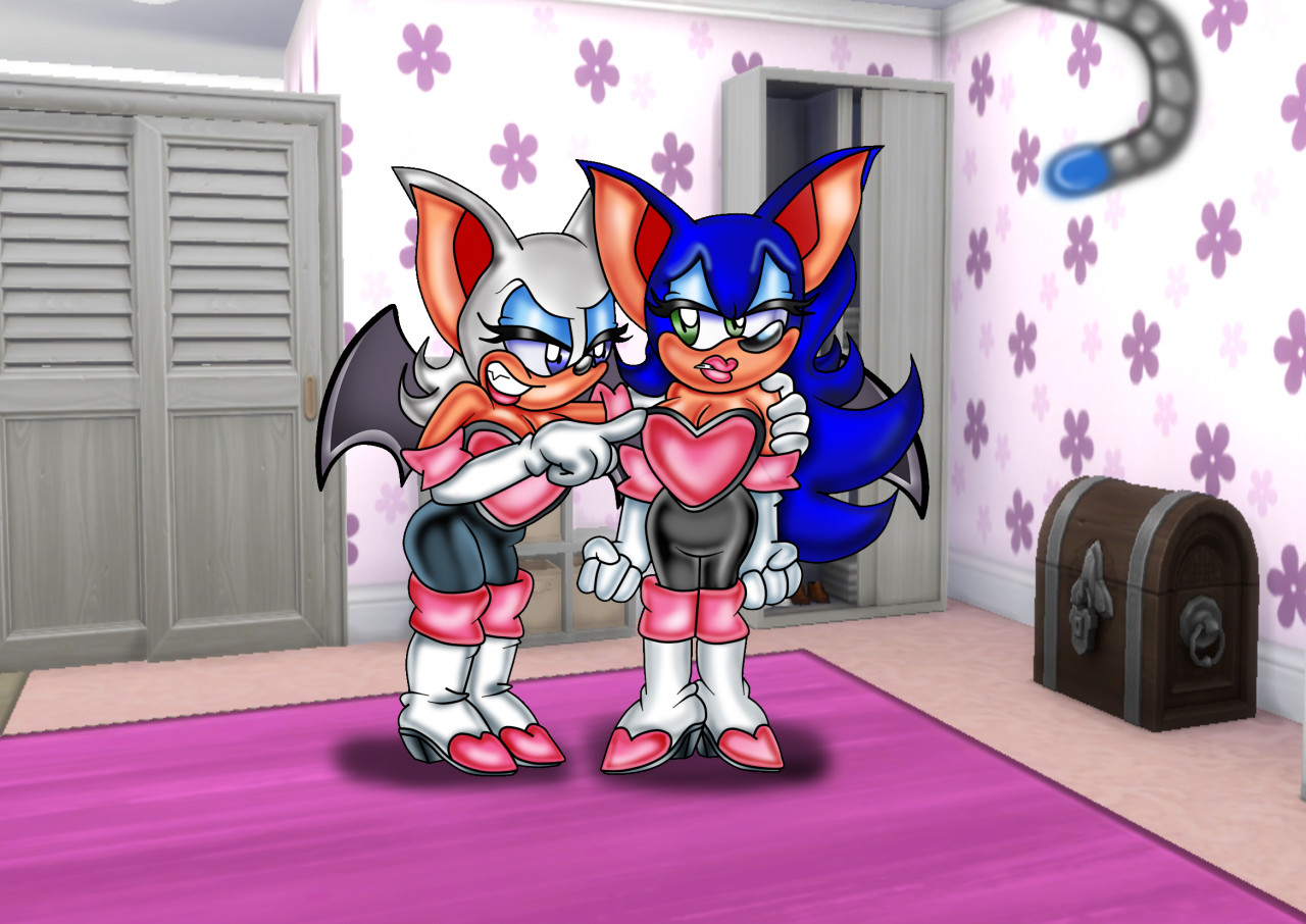 Sonic and Rouge: Caught. 